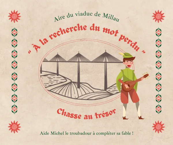 Chasse au trésor médiévale au Viaduc de Millau