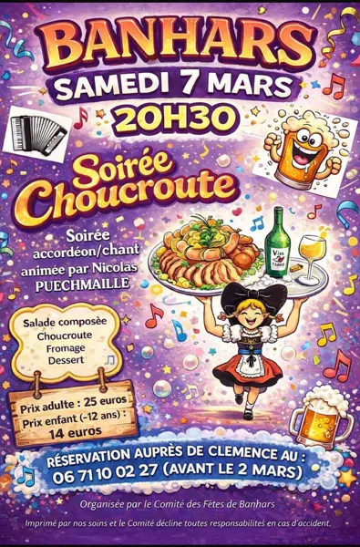Soirée choucroute