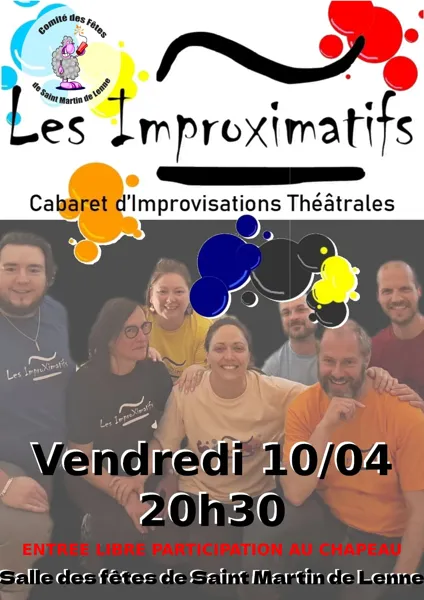 Cabaret d'improvisations théâtrales à Saint Martin de Lenne