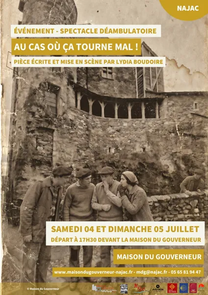 « Au cas où ça tourne mal », spectacle théâtral