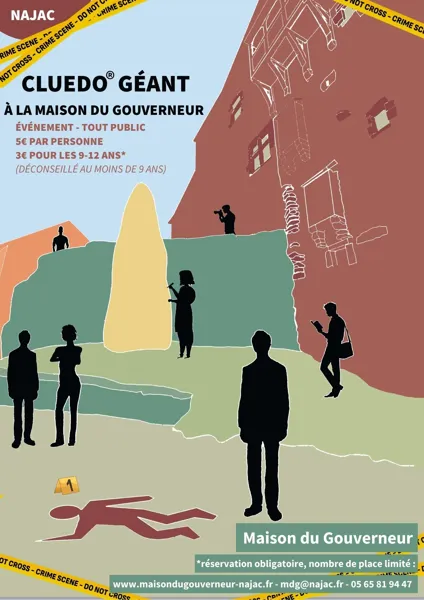 Cluedo® géant à la Maison du Gouverneur