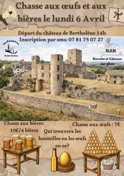 Chasse aux œufs / Chasse à la bière à Bertholène