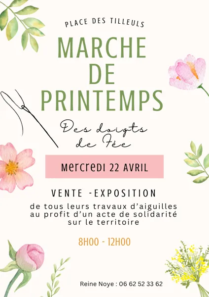 Marché de printemps des Doigts de Fée