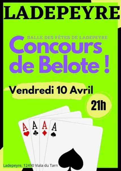 Concours de belote de Ladepeyre