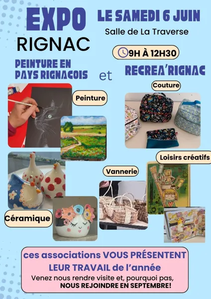 Exposition Portes Ouvertes par les membres de Peinture en Pays Rignacois