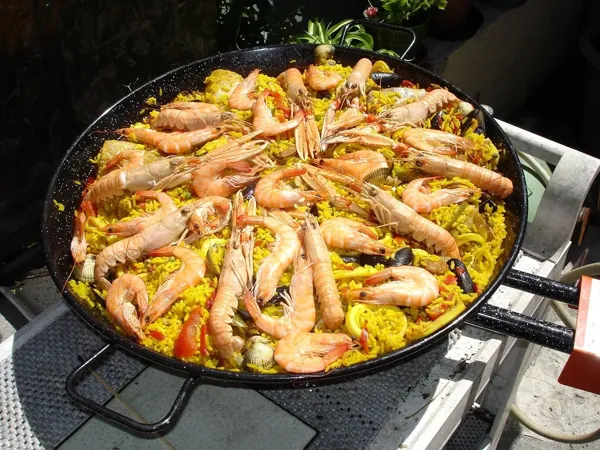 La paella Vert Lavande !, Restaurant Vert Lavande