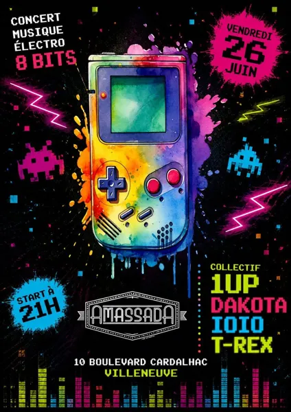 Concert à l'Amassada : 8 bits