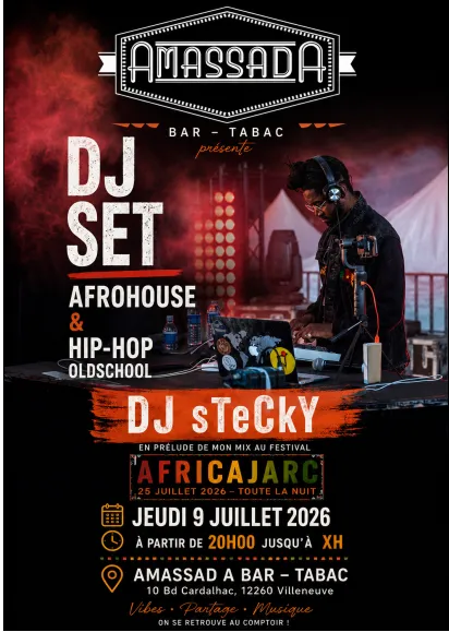 Concert à l'Amassada : DJ Stecky