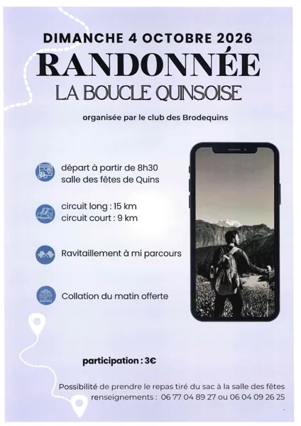 La boucle Quinsoise / A chaque dimanche sa rando 2026
