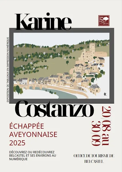 Exposition: tableaux numériques de Karine Costanzo