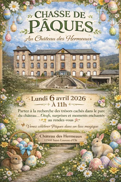 Chasse de Pâques au Château des Hermeaux