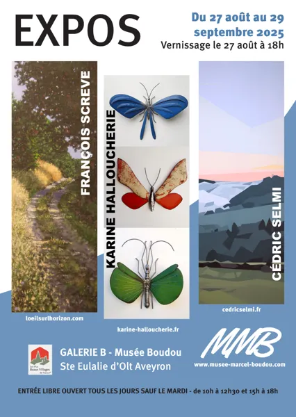 Exposition au Musée Marcel Boudou du 27 août au 29 septembre