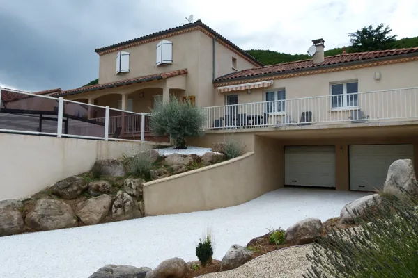 Vue d'ensemble des deux gîtes