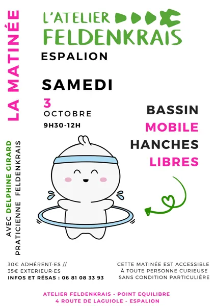 Matinée Feldenkrais : Bassin mobile, hanches libres !