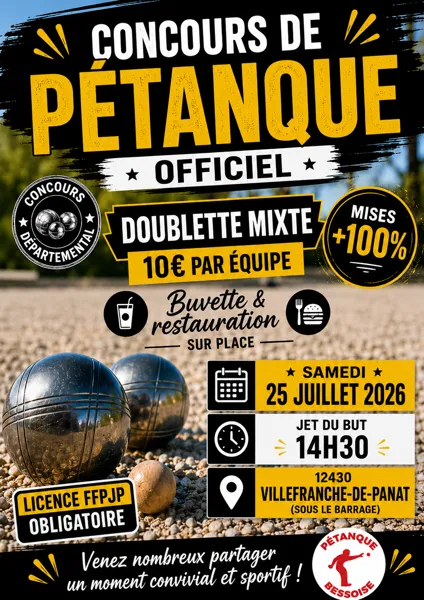 CONCOURS DE PETANQUE OFFICIEL