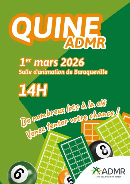 Quine de l'ADMR du pays Baraquevillois