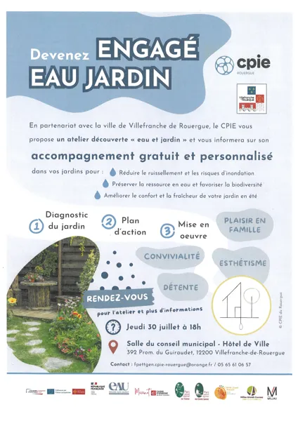 Atelier Découverte : Eau et Jardin