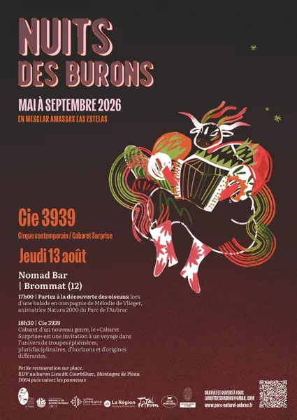 La Nuit des Burons - Découverte des oiseaux et Cie 3939 cirque contemporain : Cabaret Surprise