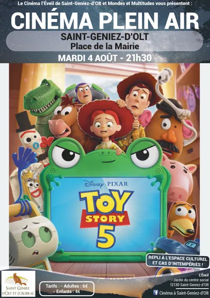 Cinéma en plein air à St Geniez d'Olt 