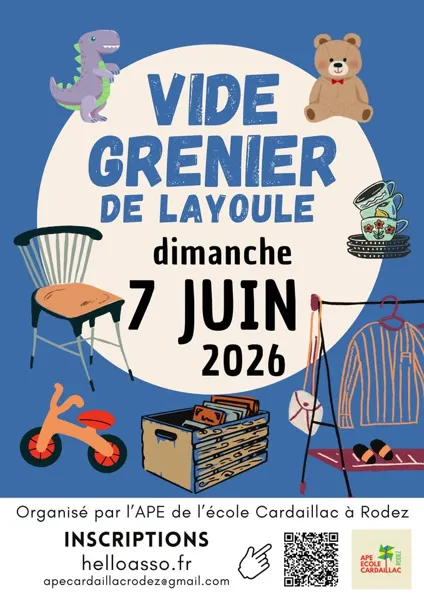 Vide grenier de Layoule