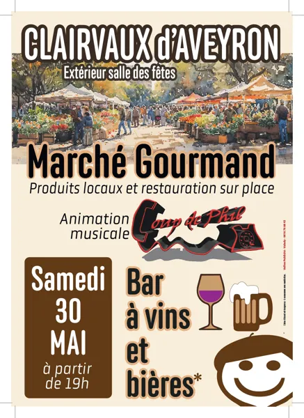 Marché gourmand Clairvaux d'Aveyron