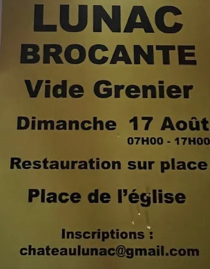Brocante de Lunac