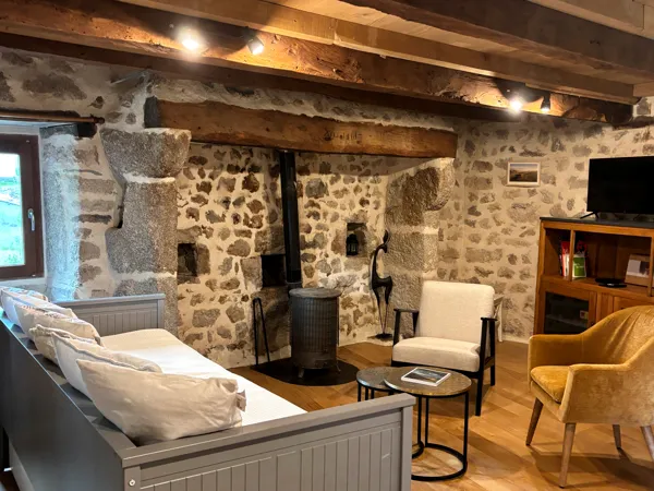 Salon du gîte Le Chant de Grillon