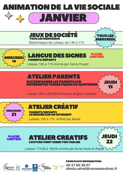 Animation de la vie sociale du Laissagais
