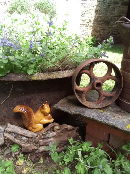 un peu de poésie dans le jardin !