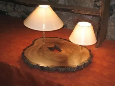 lampe en noyer, Capstylebois