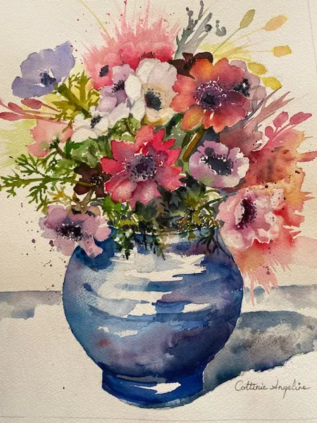 AQUARELLES : ANGELINE COTTINIE ET PAUL ROELANTS
