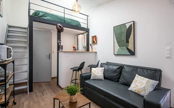 Studio, duplex le minimaliste pour deux personnes
