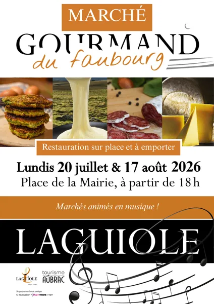 Marché gourmand du faubourg le lundi 17 août