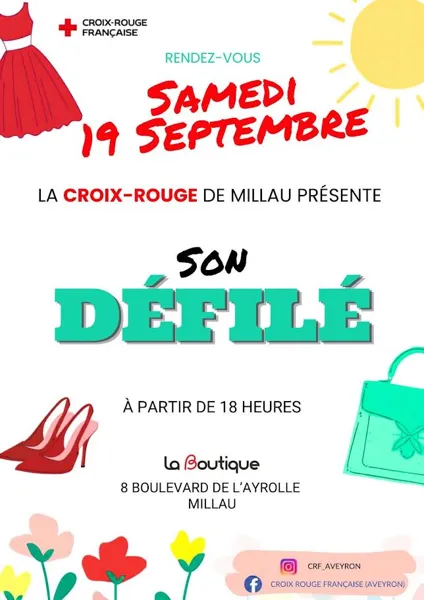 Défilé de mode de la Croix Rouge