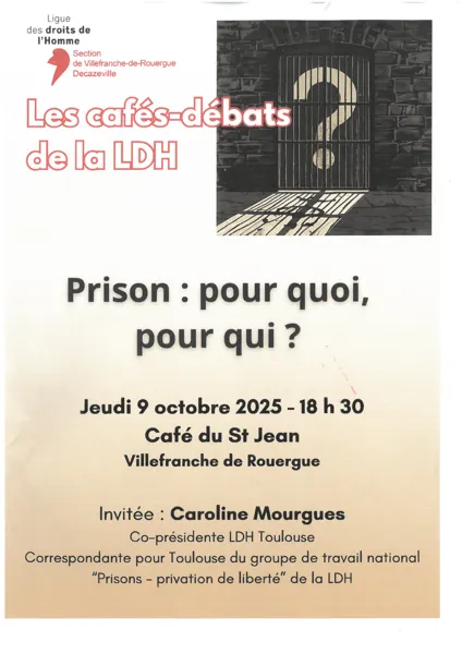 Les cafés-débats de la LDH