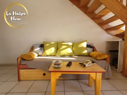 Le 3 de la Maison Bleue- Canapé deux couchages, Office de Tourisme des Causses à l'Aubrac