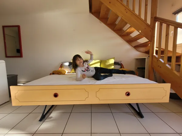 Le 3 de la Maison Bleue- Canapé couchage, Office de Tourisme des Causses à l'Aubrac