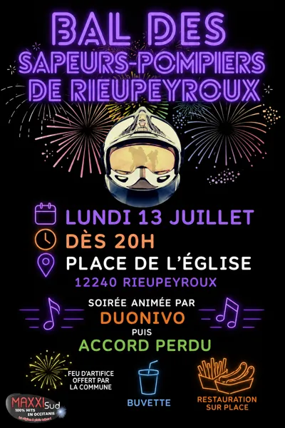 Bal des sapeurs-pompiers, soirée du 13 juillet