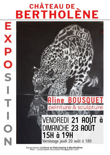 Exposition de peinture à Bertholène