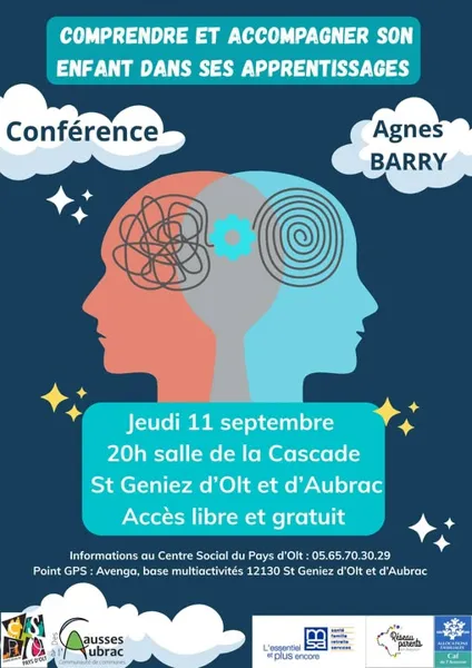 Conférence : Comprendre et accompagner son enfant dans ses apprentissages.