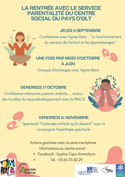 Conférence interactive parents, enfants,... autour des troubles du neurodéveloppement