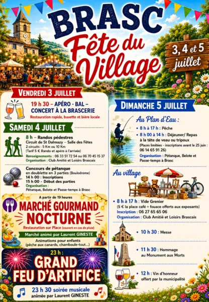 Fête de village à BRASC