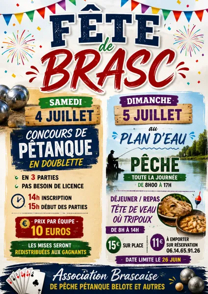 , Pétanque Belote et Passe-temps à Brasc