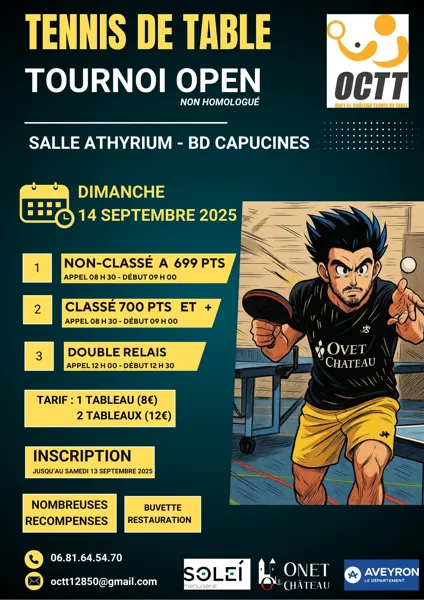 Tournoi de tennis de table