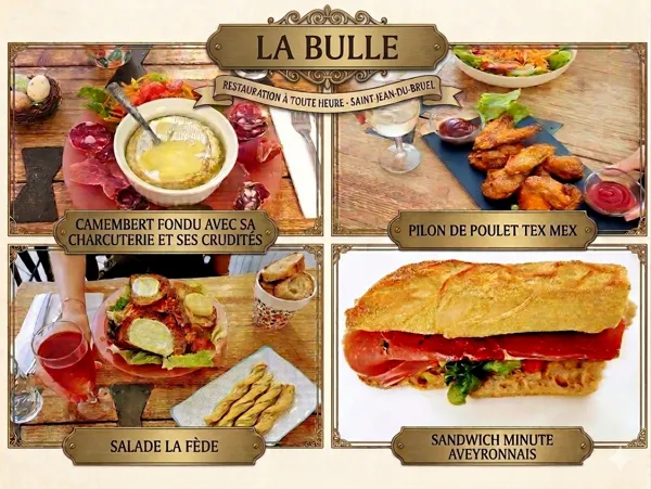 Restauration à
Toute Heure !!, Magalie Jaoul La Bulle St Jean du Bruel