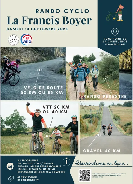 Rando cyclo la Francis Boyer