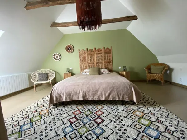 CHAMBRE 2 IEME ETAGE LIT 180 + LIT 90