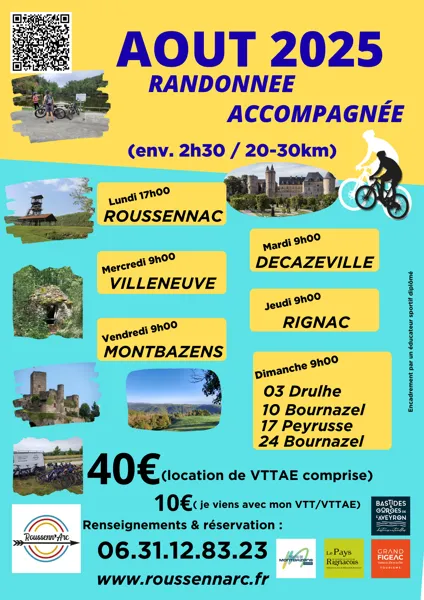 Randonnée accompagnée VTTAE