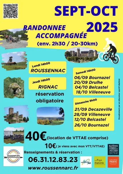 Randonnée accompagnée VTTAE