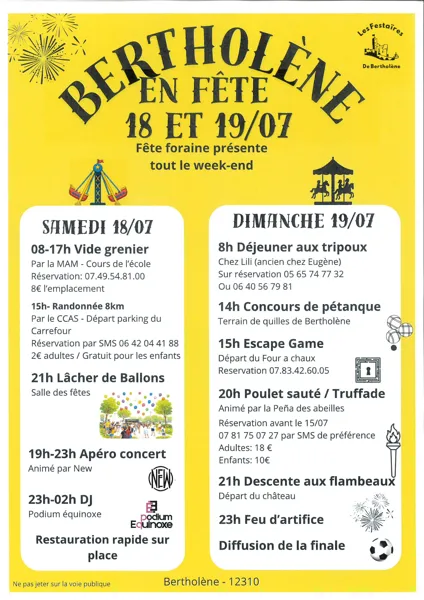 Bertholène en fête